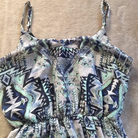 Long Aztec Print Dress - Picture 2 of 4